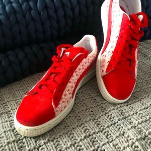Puma x Hello Kitty 50th Anniversary athletic shoes